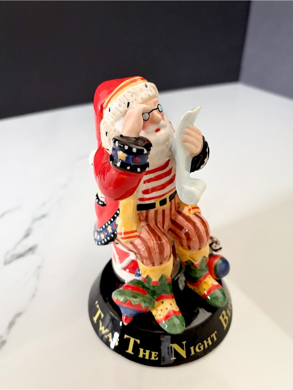 'Twas The Night Before Christmas Santa Figurine by Mary Engelbreit